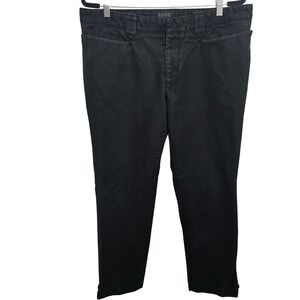 Gucci Mens Black Trousers Made in Italy Size 52 Flat Front Pants